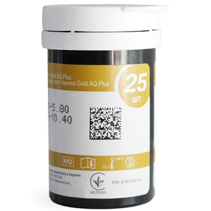 Тест-смужки для глюкометра HEACO Gold AQ Plus 50 шт