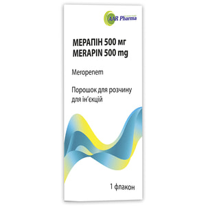 Мерапин 500мг пор. д/р-ра д/ин. 500мг фл. №1