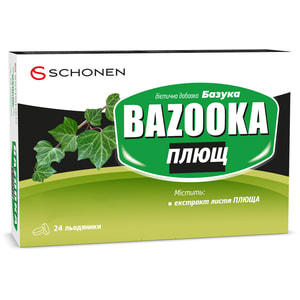 Базука Плющ леденцы 2 блистера по 12 шт