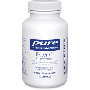 Естер-С з флавоноїдами PURE ENCAPSULATIONS (Пьюр Енкапсулейшн) для зміцнення імунітету та серцево-судинної системи капсули флакон 90 шт