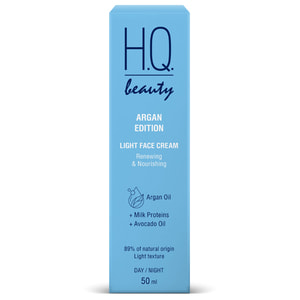 Крем для лица H.Q.BEAUTY (Аш кью бьюти) Argan Edition (Арган Эдишн) восстанавливающий и питательный 50 мл