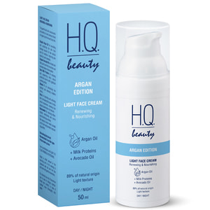 Крем для лица H.Q.BEAUTY (Аш кью бьюти) Argan Edition (Арган Эдишн) восстанавливающий и питательный 50 мл