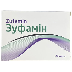 Зуфамин капсулы для улучшения пищеварения и нормализация перистальтики, поддержания здоровья кишечника и баланса микрофлоры 3 блистера по 10 шт