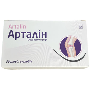 Арталін порошок оральний для здоров'я суглобів по 4000 мг в саше упаковка 30 шт