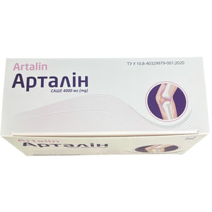 Арталін порошок оральний для здоров'я суглобів по 4000 мг в саше упаковка 30 шт