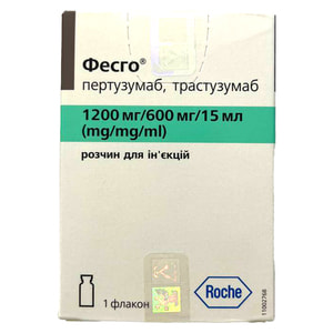 Фесго р-р д/ин. 1200мг/600мг фл. 15мл №1