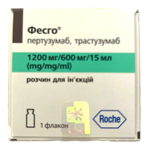 Фесго р-р д/ин. 1200мг/600мг фл. 15мл №1