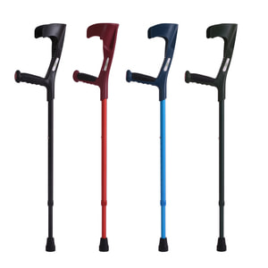 Костыль подлокотный алюминиевый регулируемый по высоте модель PR-607 черный