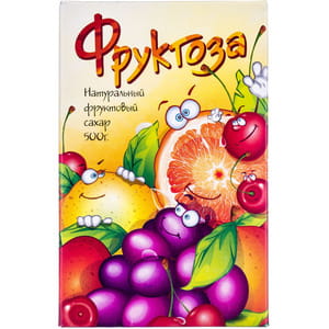 Добавка пищевая подсластитель (сахарозаменитель) Фруктоза Голден фарм пачка 500 г