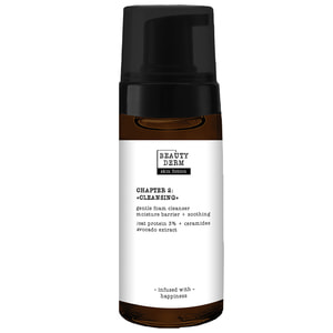 Пінка для вмивання Beauty Derm (Бьюті дерм) Skin Fiction ніжна з протеїнами вівса та церамідами 150 мл