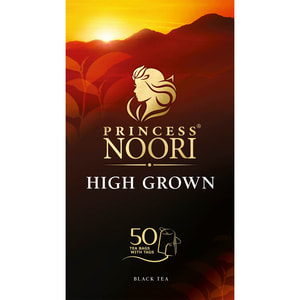 Чай черный ПРИНЦЕССА НУРИ индийский байховый высокогорный мелкий в фильтр-пакетах по 1,8 г 50 шт