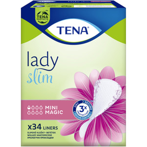 Прокладки урологічні TENA (Тена) Lady Slim Mini (Леді Міні) Magic тонкі для жінок 34 шт