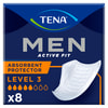 Прокладки урологические TENA (Тена) Men Active Fit Level 3 (Мен Актив Фит Левел) для мужчин 8 шт
