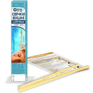 Фітосвічки вушні для дорослих LOR Med розмір Maxi 2 шт Фармасорбе