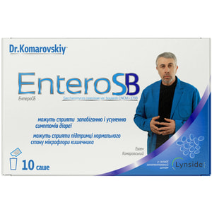 Энтеро СБ DR.KOMAROVSKIY (Др.Комаровский) средство что может способствовать поддержанию нормального состояния микрофлоры кишечника в саше 10 шт