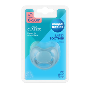 Пустышка латексная CANPOL (Канпол) артикул 23/224 Nude круглая от 6 до 18 месяцев 1 шт