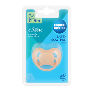 Пустышка латексная CANPOL (Канпол) артикул 23/223 Nude круглая от 0 до 6 месяцев 1 шт
