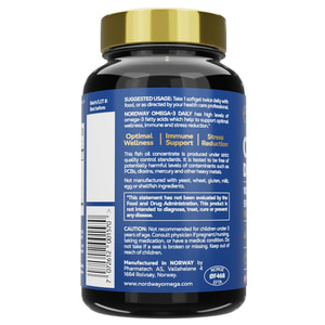 Омега-3 Дейлі Nordway Daily Omega-3 (Нордвей) капсули 1000 мг загальнозміцнюючої дії флакон 30 шт