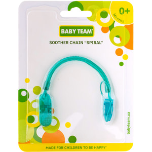 Ланцюжок для пустушки дитячий BABY TEAM (Бебі Тим) 3335 Спіраль