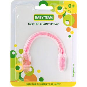 Ланцюжок для пустушки дитячий BABY TEAM (Бебі Тим) 3335 Спіраль
