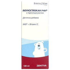 Иммуноглюкан P4H сироп для улучшения работы иммуной системы флакон 120 мл