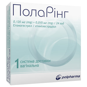 Поларинг сист. дост. вагин. 0,120мг/0,015мг/24часа саше №1