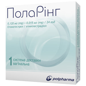 Поларинг сист. дост. вагин. 0,120мг/0,015мг/24часа саше №1