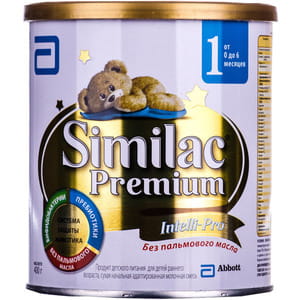 Смесь сухая молочная детская SIMILAC (Симилак) Премиум 1 для комфортного пищеварения от 0 до 6 месяцев 400 г