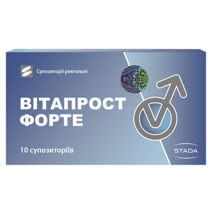 Вітапрост Форте суп. рект. 0,008г №10