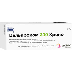 Вальпроком Хроно табл. в/о 300мг №100