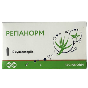 Регианорм суппозитории вагинальные для функционирования слизистых оболочек и тканей женской мочеполовой системы 2 блистера по 5 шт