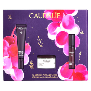 Набір CAUDALIE (Кадалі) Premier Cru Set 2025 Крем для очей 15 мл + Крем для обличчя 15 мл + Сироватка для обличчя 10 мл