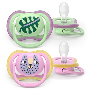 Пустушка силіконова AVENT (Авент) SCF 087/13 Ultra air від 6 до 18 місяців 2 шт