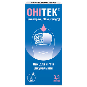 Онитек лак д/ногтей леч. 80мг/г фл. 3,3мл