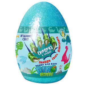 Бомба для ванн AQUA SHINE (Аква Шайн) DinoBath (ДиноБэт) Ягодный мир 145 г