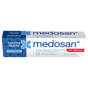 Зубна паста MEDOSAN (Медосан) All-Day Care для комплексного захисту на кожний день 75 мл