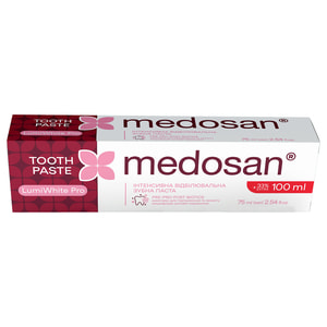Зубная паста MEDOSAN (Медосан) LumiWhite Pro интенсивная отбеливающая 75 мл