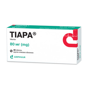 Тиара табл. п/о 80мг №28