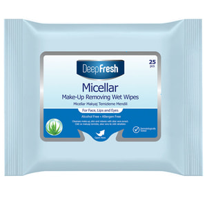 Серветки вологі DEEP FRESH (Дип Фреш) з міцеляркою для зняття макіяжу 25 шт