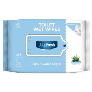 Папір туалетний вологий DEEP FRESH (Дип Фреш) біорозкладний 42 шт