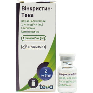 Вінкристин-Тева р-н д/ін. 1мг/мл фл. 2мл №1