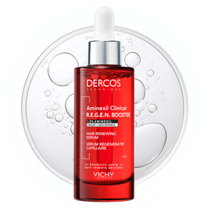 Бустер-сыворотка для волос VICHY (Виши) Деркос Аминексил Клиникал Риджен для восстановления густоты и борьбы с выпадением волос 90 мл