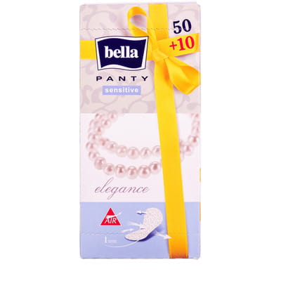 Прокладки щоденні жіночі BELLA (Бела) Panty Sensitive Elegance (Панті Сенситив Елеганс) 60 шт