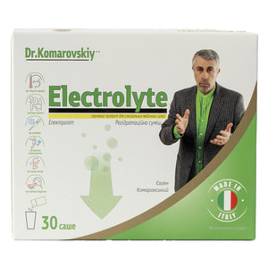 Электролит DR.KOMAROVSKIY (Др.Комаровский) смесь регидратационная порошок для приготовления орального раствора в саше 30 шт