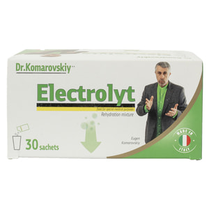 Электролит DR.KOMAROVSKIY (Др.Комаровский) смесь регидратационная порошок для приготовления орального раствора в саше 30 шт