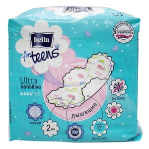 Прокладки гигиенические женские BELLA (Белла) For Teens Ultra Sensitive extra soft (фо тинс ультра сенсатив экстра софт) 10 шт