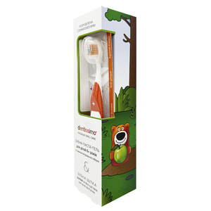 Набор DENTISSIMO (Дентиссимо) Зубная паста-гель со вкусом натурального яблока для детей с 6-ти лет 50 мл + Зубная щетка Junior