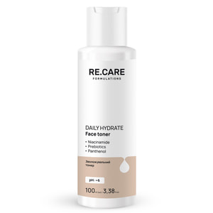 Тонер для лица увлажняющий RE.CARE (Рекейр) Daily Hydrate Face Toner 100 мл