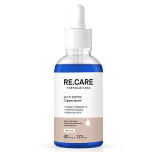 Сироватка для обличчя з пептидом міді RE.CARE (Рекейр) мультипиптидна Multi-Peptide Copper Serum 30 мл