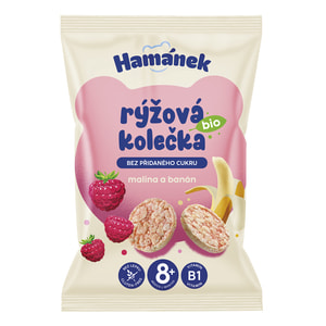 Хлебцы рисовые HAMANEK (Хаманек) с малиной и бананом 35 г